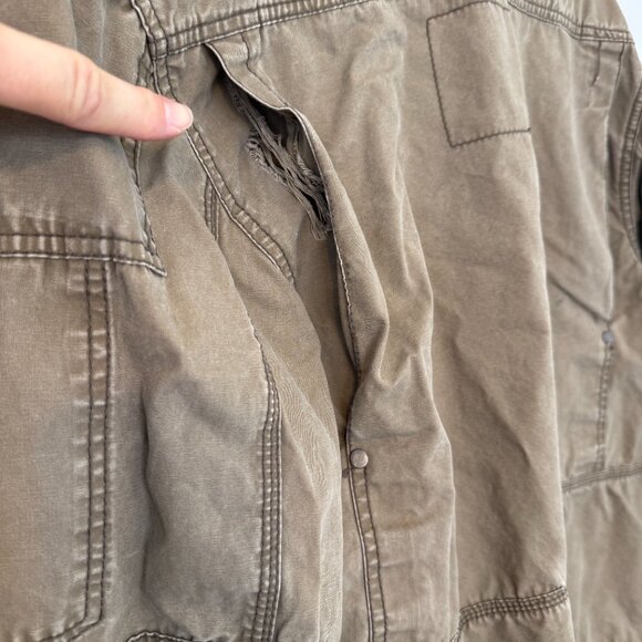Men's Medium DIVIDED by H&M Tan Cargo Jacket - Picture 12 of 14